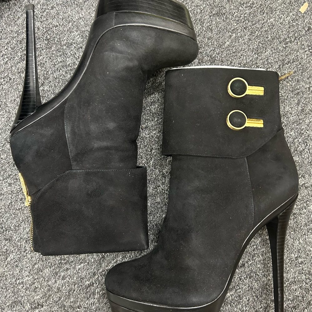Rachel Zoe Suede Platform Booties
